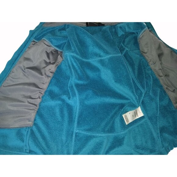 Mountain Hardwear Womens Blue Green Pyxis Fleece Jacket Zip  Jacket Size M - Picture 14 of 15